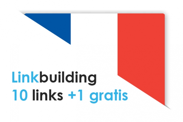 Linkbuilding pakket Frankrijk: 10 links +1 gratis
